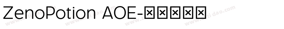 ZenoPotion AOE字体转换